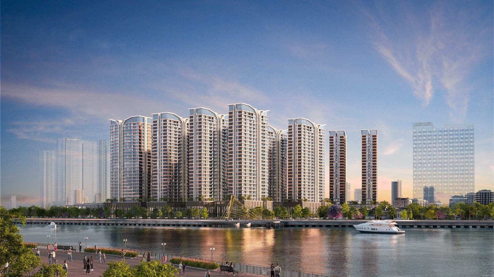 Phối cảnh khu đô thị Capital Square bên bờ sông Hàn, Đà Nẵng