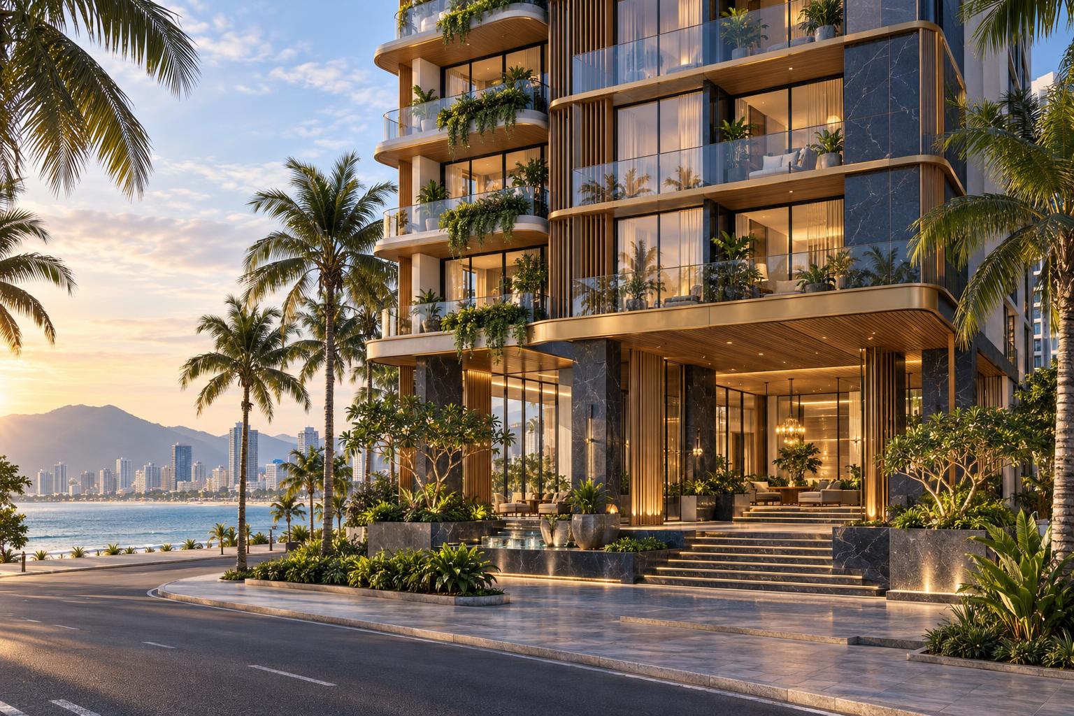 Minh họa khách sạn boutique / căn hộ dịch vụ